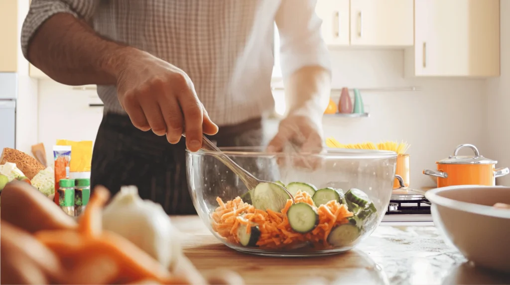 Cucumber Carrot Salad: Fresh Crunch in Minutes 6 making cucumber carrot salad step by step