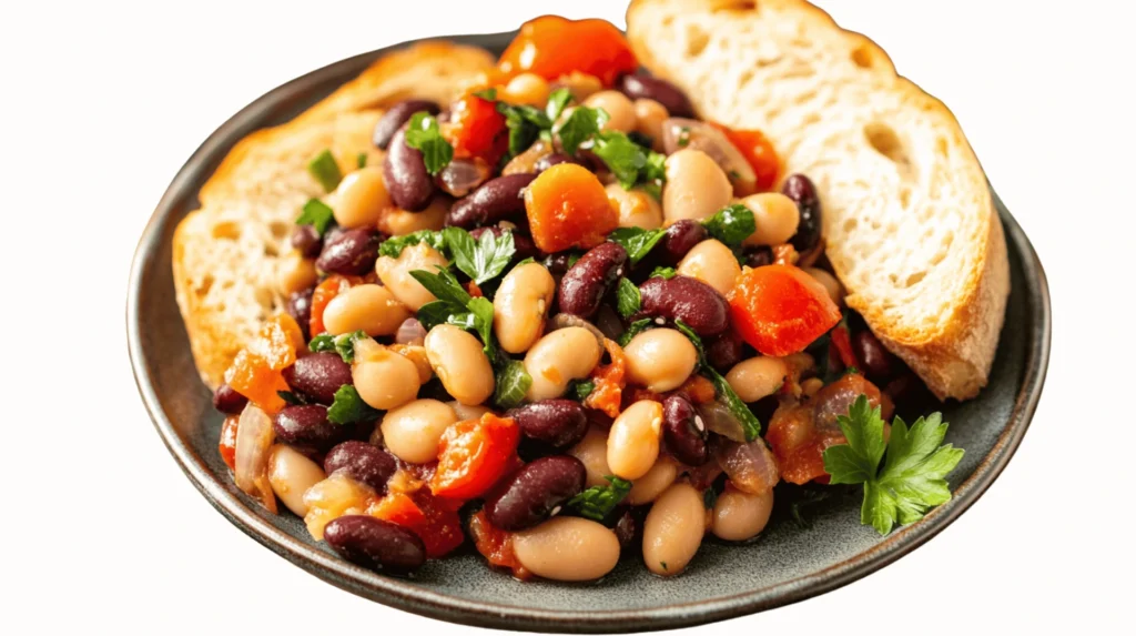 Italian Dense Bean Salad: Hearty Family Recipe You’ll Love 4 italian-dense-bean-salad-serving