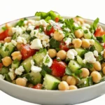Mediterranean Cucumber Salad with Chickpeas: Fresh & Hearty Recipe 5 Final Mediterranean Cucumber Salad with Chickpeas