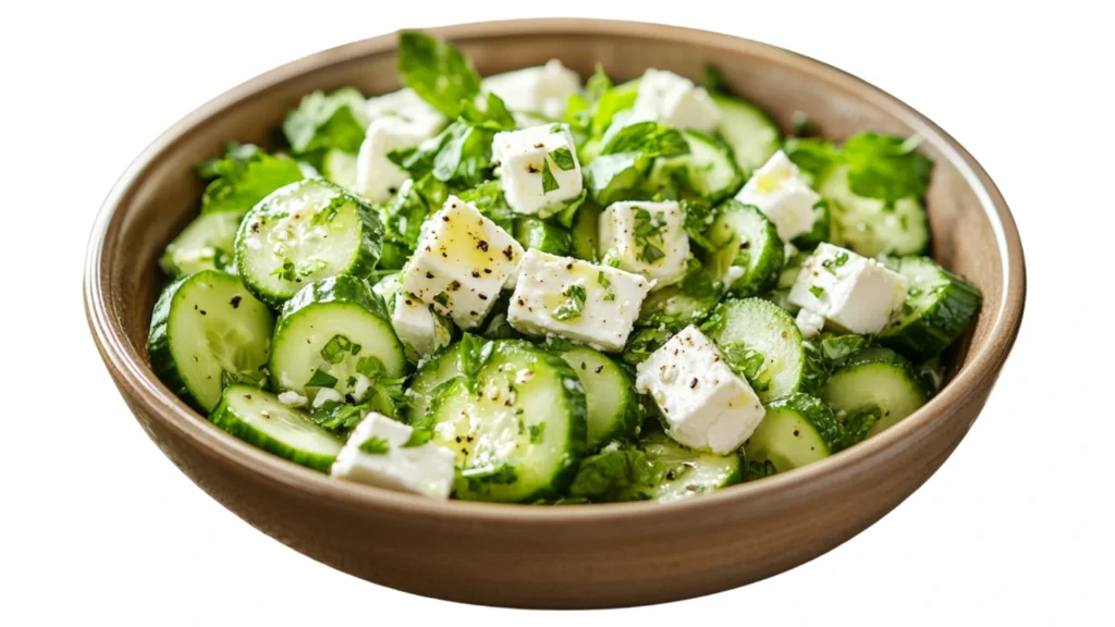 Mediterranean Cucumber Salad with Feta: Fresh, Simple & Delicious 6 Mediterranean cucumber salad with feta